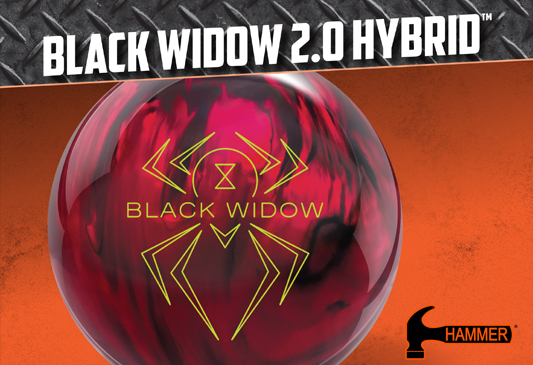 Click here to shop Hammer Black Widow 2.0 Hybrid bowling ball
